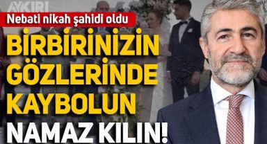 Nureddin Nebati nikah şahidi oldu: 