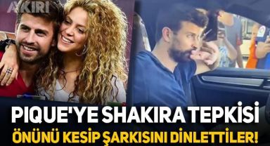 Pique'ye Shakira tepkisi: Aracının önünü kesip, şarkısını dinlettiler