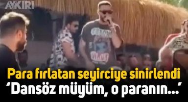 Rapçi Murda, yüzüne para fırlatan seyircisine sinirlendi: 