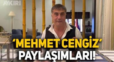 Sedat Peker'den Mehmet Cengiz paylaşımları: