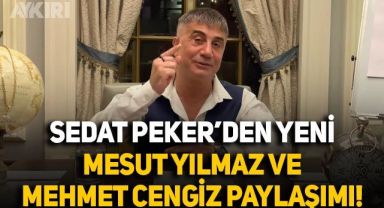 Sedat Peker'den yeni Mesut Yılmaz ve Mehmet Cengiz paylaşımları: Savcılara seslendi