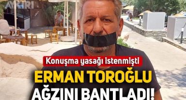Şenol Güneş konuşma yasağı istedi, Erman Toroğlu ağzını bantladı