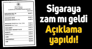 Sigaraya zam mı geldi, sigara kaç lira oldu? Kritik sigaraya zam açıklaması