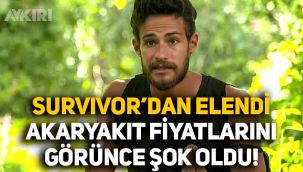 Survivor'dan 6 ay sonra elenen Batuhan Karacakaya, akaryakıt fiyatlarını görünce şaşkınlığını gizleyemedi