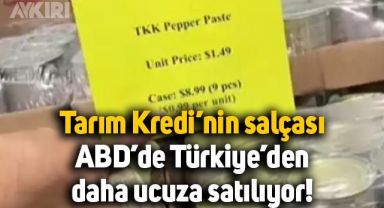 Tarım Kredi Kooperatifi'nin salçası, ABD'de daha ucuza satılıyor