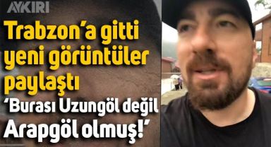 Trabzon Uzungöl'den yeni görüntüler geldi:
