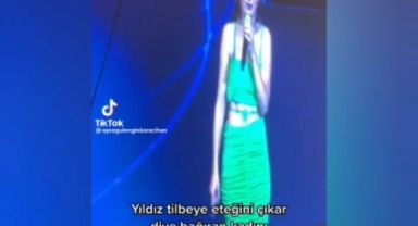 Yıldız Tilbe, konserinde kendisine sürekli 