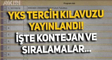 YKS 2022 tercih kılavuzu yayınlandı! İşte YKS 2022 tercih kılavuzu: Taban puanlar, kontenjanlar ve sıralamalar