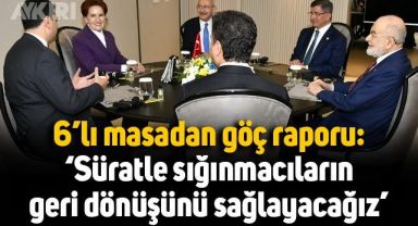 6'lı masanın göç komisyonu toplandı: Süratle sığınmacıların geri dönüşünü sağlayacağız