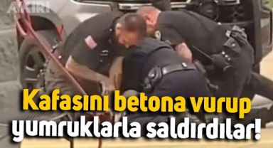 ABD'de 3 polisin kendilerine direnen kişiye yaptıkları müdahale tepki çekti