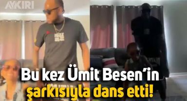 ABD'li şarkıcı Jksola, bu kez Ümit Besen'in şarkısıyla dans etti