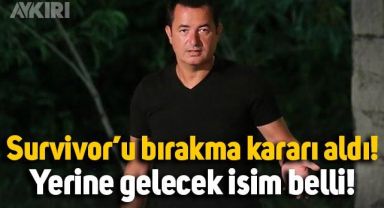 Acun Ilıcalı, Survivor yarışmasını bırakıyor: Sunuculuğu başka isim yapacak!