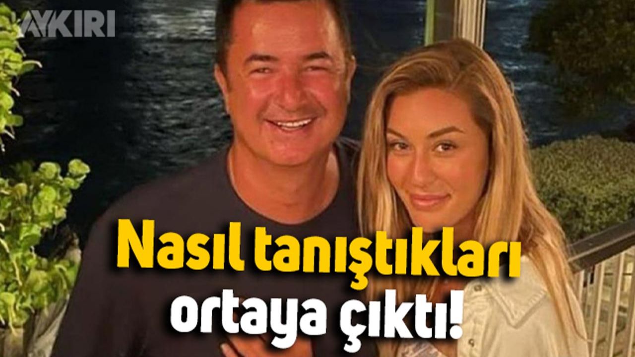 Acun Ilıcalı ve sevgilisi Ayça Çağla Altunkaya'nın nasıl tanıştığı ortaya çıktı