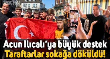 Acun Ilıcalı'ya büyük destek: Hull City taraftarları sokağa döküldü, Ilıcalı kutlamalara katıldı