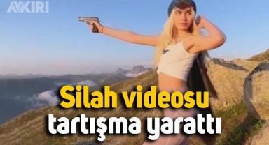 Aleyna Tilki'nin silahlı videosu tartışma yarattı