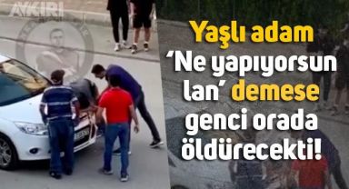 Ankara Keçiören'de yaşanan gerginlik sosyal medyanın gündemine oturdu, yaşlı adam olaya böyle müdahale etti