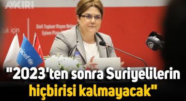 Bakan Derya Yanık: