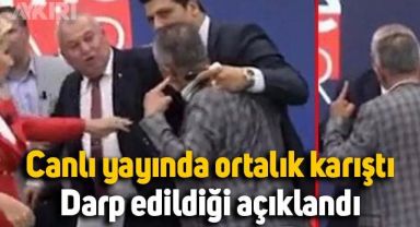 Canlı yayında ortalık karıştı, Cemal Enginyurt, Latif Şimşek'in üzerine yürüdü, sunucu ne yapacağını şaşırdı
