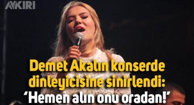Demet Akalın konserde deliye döndü: