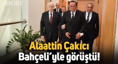 Devlet Bahçeli ve Alaattin Çakıcı görüştü, Çakıcı MHP Genel Merkezi'nden böyle ayrıldı