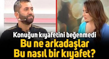 Didem Arslan, konuğun kıyafetini beğenmedi: Bu ne arkadaşlar, bu nasıl bir kıyafet?