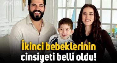 Fahriye Evcen ve Burak Özçivit'in ikinci bebeklerinin cinsiyeti belli oldu