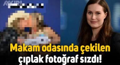 Finlandiya Başbakanı Sanna Marin yine gündemde: Makam odasında çekilen çıplak fotoğraf ortaya çıktı