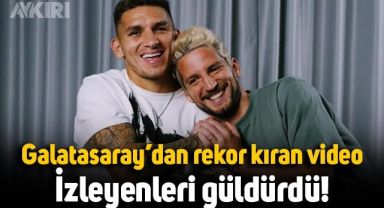 Galatasaray'dan Torreira ve Mertens ile rekor kıran video, izleyenleri güldürdü