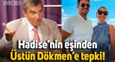 Hadise'nin eşi Mehmet Dinçerler, Üstün Dökmen'in açıklamalarına tepki gösterdi
