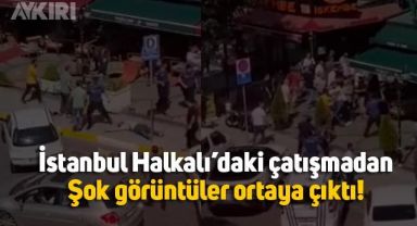 İstanbul Halkalı'da site yönetimi ve kafeterya çalışanları arasında çıkan kavganın yeni görüntüleri yayınlandı