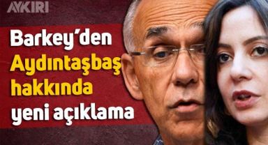 Henri Barkey'den Aslı Aydıntaşbaş hakkında yeni açıklama: 