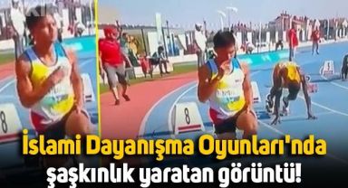 İslami Dayanışma Oyunları'nda hac işareti yapan sporcunun görüntüsü gündem oldu