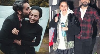 Kadir Doğulu eşi Neslihan Atagül'ün yaş gününü böyle kutladı