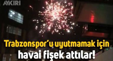 Kopenhag taraftarları, Trabzonsporlu futbolcuları uyutmamak için havai fişek attı