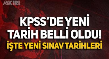 KPSS'de yeni tarihler belli oldu: KPSS Lisans ne zaman? ÖSYM KPSS tarihlerini açıkladı
