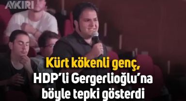 Kürt kökenli gençten Ömer Faruk Gergerlioğlu'na tepki: 