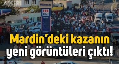 Mardin Derik'teki TIR kazasının yeni görüntüleri ortaya çıktı