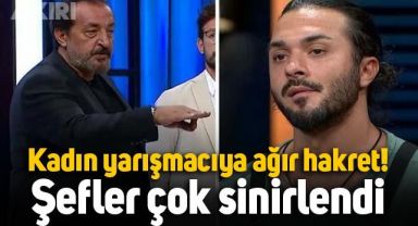 MasterChef'te Burak, Gamze'ye çok ağır hakaret etti: Mehmet ve Somer Şef sinirlendi