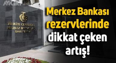 Merkez Bankası rezervlerinde dikkat çeken artış