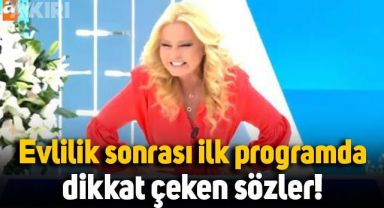 Müge Anlı'dan evlendikten sonraki ilk programda dikkat çeken sözler