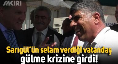 Mustafa Sarıgül'ün selam verdiği vatandaş gülme krizine girdi