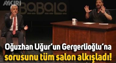 Oğuzhan Uğur'un HDP'li Ömer Faruk Gergerlioğlu'na sorduğu soru gündem oldu