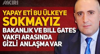 Osman Ünsal'dan yapay et çıkışı: 