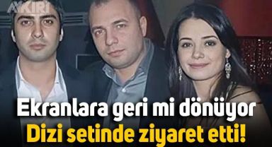 Özgü Namal ekranlara geri mi dönüyor? Oktay Kaynarca'nın yeni dizisinin setine gitti