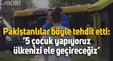 Pakistanlılar, Danimarka'da halkı böyle tehdit etti: 