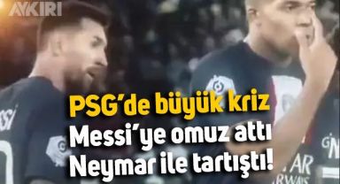 Paris Saint-Germain'de Mbappe krizi: Messi'ye omuz attı, Neymar ile tartıştı!