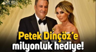 Petek Dinçöz'e eşi Nida Büyükbayrakdar'dan milyonluk hediye