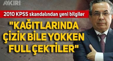 Prof. Dr. İlyas Doğan, 2010 KPSS skandalı hakkında konuştu: 
