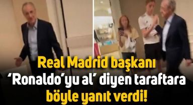 Real Madrid Başkanı Perez'den