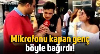 Sokak röportajında aniden mikrofonu alan genç böyle bağırdı: Yandık bittik dolar 19 oldu